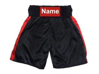 Custom Boxing Shorts : KNBSH-033-Black